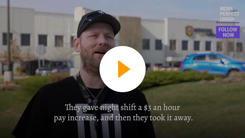 Thumbnail image for video of Amazon penalizing workers who staged a walkout in Shakopee, MN