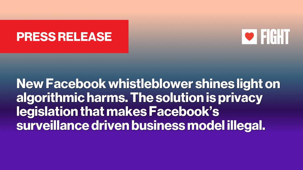 New Facebook whistleblower shines light on algorithmic harms. The ...
